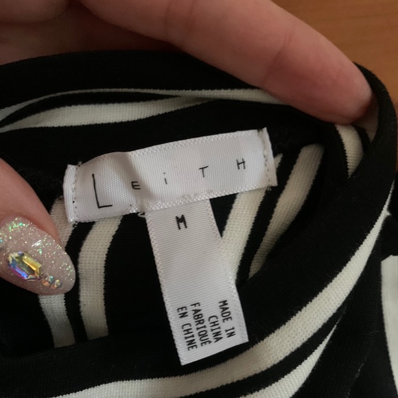 Leith asymmetrical hem top M - Picture 3 of 7